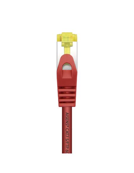 CABLE RED LATIGUILLO RJ45 LSZH CAT.7 SFTP AWG26 ROJO 0.25M AISENS A146-0468