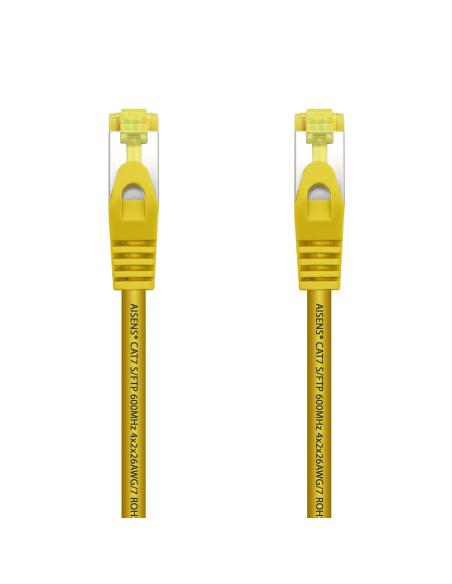 CABLE RED LATIGUILLO RJ45 LSZH CAT.7 SFTP AWG26 AMARILLO 0.25M AISENS A146-0472