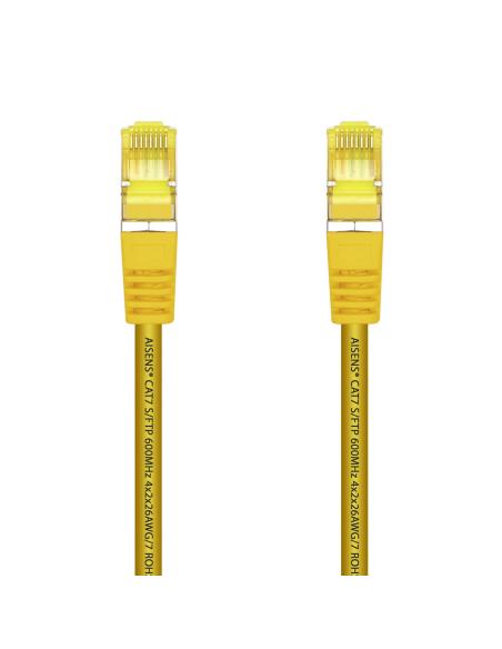 CABLE RED LATIGUILLO RJ45 LSZH CAT.7 SFTP AWG26 AMARILLO 0.25M AISENS A146-0472