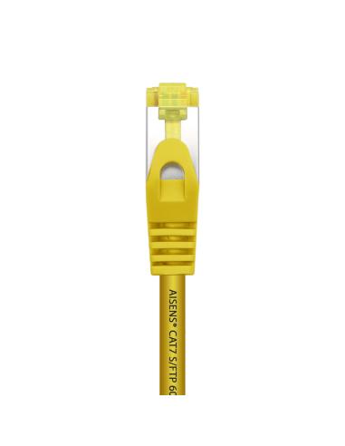 CABLE RED LATIGUILLO RJ45 LSZH CAT.7 SFTP AWG26 AMARILLO 0.25M AISENS A146-0472
