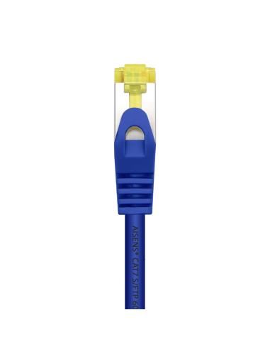 CABLE RED LATIGUILLO RJ45 LSZH CAT.7 SFTP AWG26 AZUL 0.25M AISENS A146-0476