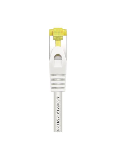 CABLE RED LATIGUILLO RJ45 LSZH CAT.7 SFTP AWG26 BLANCO 0.25M AISENS A146-0488