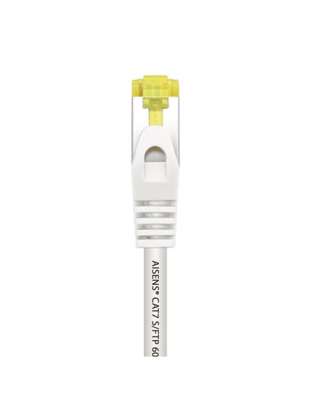 CABLE RED LATIGUILLO RJ45 LSZH CAT.7 SFTP AWG26 BLANCO 0.25M AISENS A146-0488