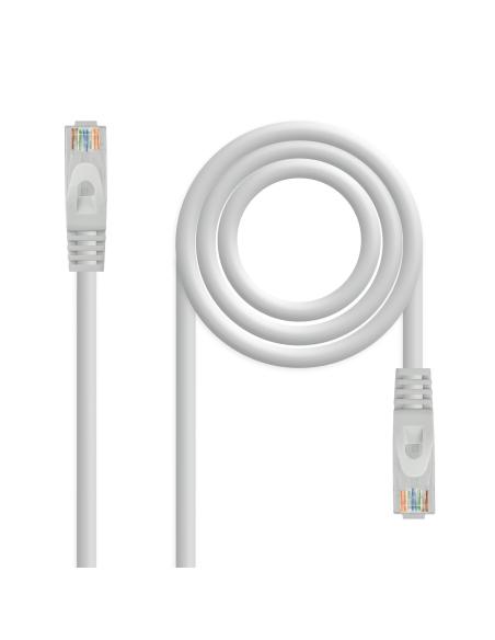 CABLE RED LATIGUILLO RJ45 LSZH CAT.6A UTP AWG24 GRIS 1.5M NANOCA 10.20.1801-L150