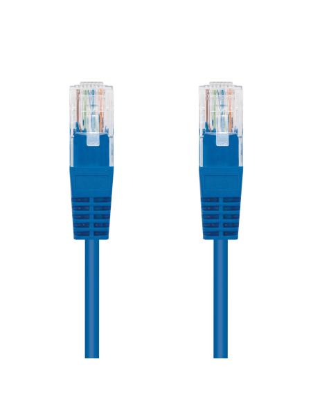 CABLE RED LATIGUILLO RJ45 CAT.6 UTP AWG24 AZUL 25 CM 10.20.0400-L25-BL
