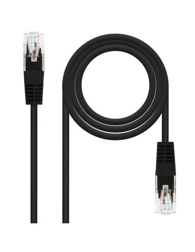 CABLE RED LATIGUILLO RJ45 CAT.6 UTP AWG24 NEGRO 25 CM 10.20.0400-L25-BK