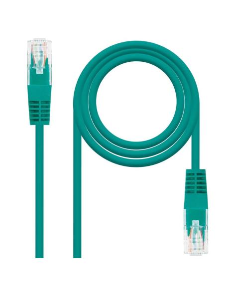 CABLE RED LATIGUILLO RJ45 CAT.6 UTP AWG24 VERDE 25 CM 10.20.0400-L25-GR