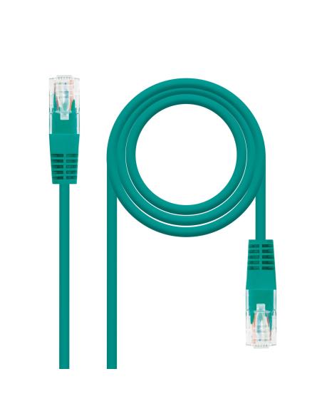 CABLE RED LATIGUILLO RJ45 CAT.6 UTP AWG24 VERDE 25 CM 10.20.0400-L25-GR