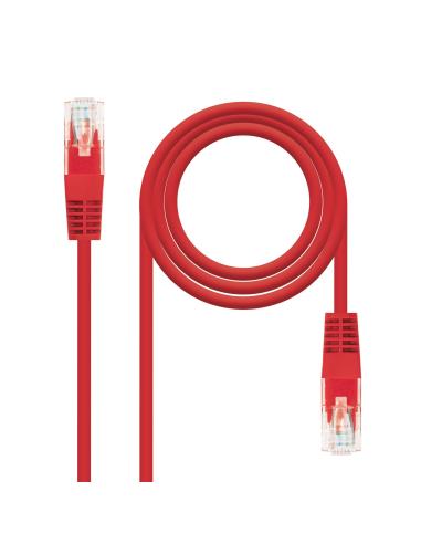 CABLE RED LATIGUILLO RJ45 CAT.6 UTP AWG24 ROJO 25 CM 10.20.0400-L25-R