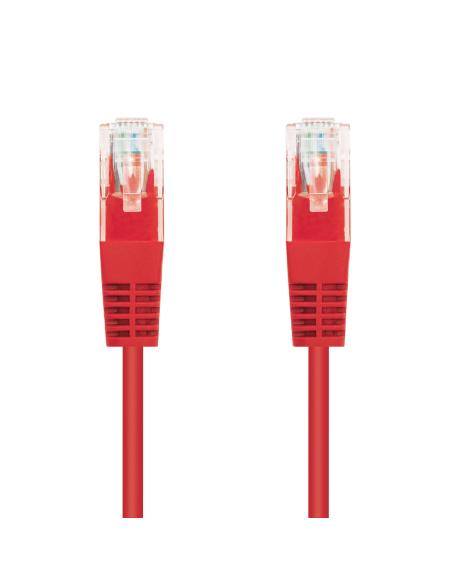 CABLE RED LATIGUILLO RJ45 CAT.6 UTP AWG24 ROJO 25 CM 10.20.0400-L25-R