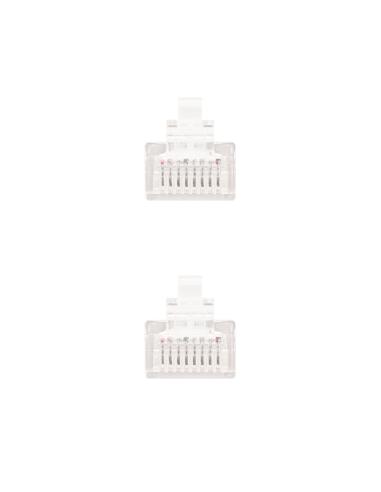 CABLE RED LATIGUILLO RJ45 CAT.6 UTP AWG24 BLANCO 25 CM 10.20.0400-L25-W