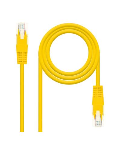 CABLE RED LATIGUILLO RJ45 CAT.6 UTP AWG24 AMARILLO 25 CM 10.20.0400-L25-Y