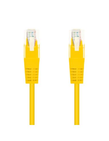 CABLE RED LATIGUILLO RJ45 CAT.6 UTP AWG24 AMARILLO 25 CM 10.20.0400-L25-Y