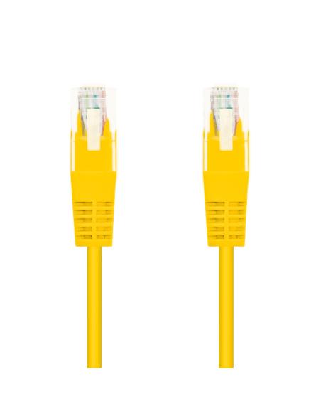 CABLE RED LATIGUILLO RJ45 CAT.6 UTP AWG24 AMARILLO 25 CM 10.20.0400-L25-Y