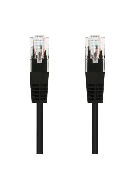 CABLE RED LATIGUILLO RJ45 CAT.6 UTP AWG24 NEGRO 30 CM 10.20.0400-L30-BK