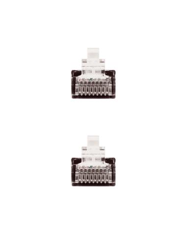 CABLE RED LATIGUILLO RJ45 CAT.6 UTP AWG24 NEGRO 30 CM 10.20.0400-L30-BK