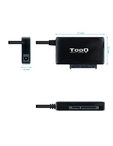Tooq adaptador usb 3.0 para discos 2,5"/3,5"