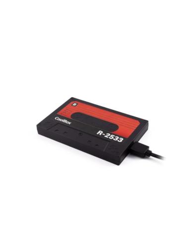Coolbox caja hdd 2.5" sca2533 retro usb3.0