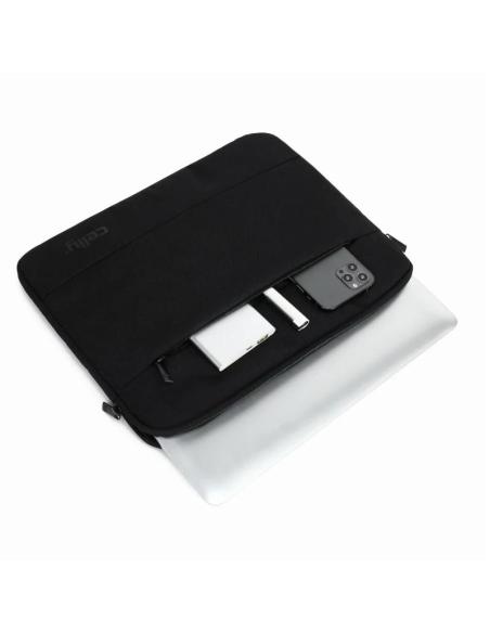 Celly funda portatil sleeve hasta 13" negro