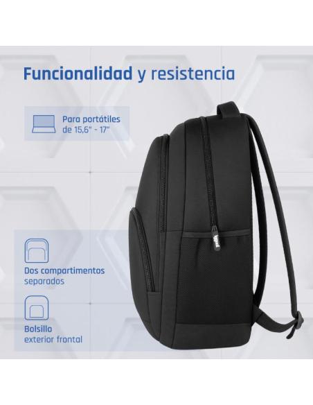 Iggual mochila portátil 15.6-17 everyday use negra