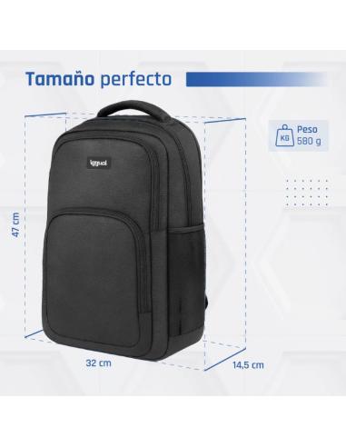 Iggual mochila portátil 15.6-17 everyday use negra