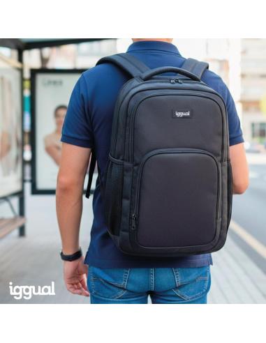 Iggual mochila portátil 15.6-17 everyday use negra