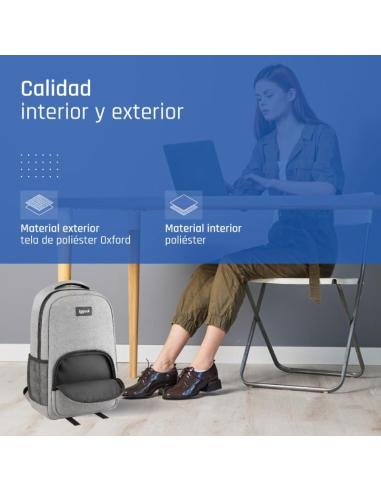 Iggual mochila portátil 15.6-17 everyday use gris