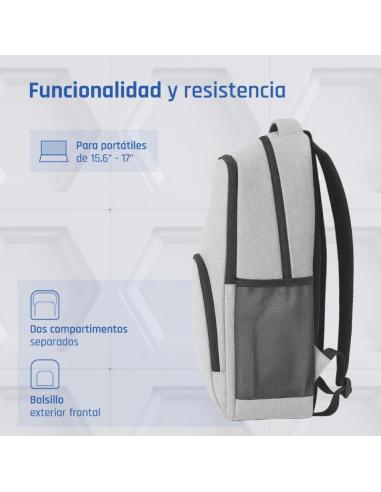 Iggual mochila portátil 15.6-17 everyday use gris