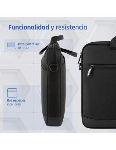 Iggual maletín portátil 15.6" everyday use negro