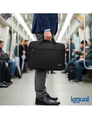 Iggual maletín portátil 15.6" everyday use negro