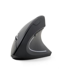 RATON GEMBIRD VERTICAL ERGONOMICO INALAMBRICO / 6 BOTONES Y RUEDA / 1600 DPI / NEGRO / MUSW-ERGO-01