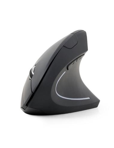 RATON GEMBIRD VERTICAL ERGONOMICO INALAMBRICO / 6 BOTONES Y RUEDA / 1600 DPI / NEGRO / MUSW-ERGO-01