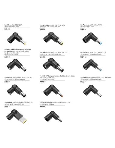 Iggual cargador universal slim cua-s-11t-90w