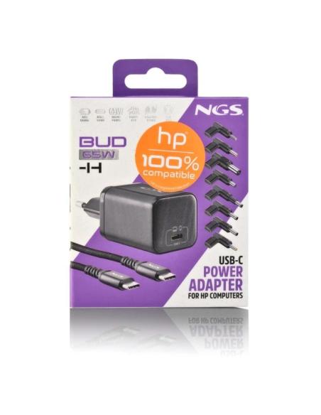 Ngs pack carga usbc 65w+cabl 1,5m+5 clavij hp