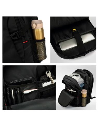 Ewent ew2526 mochila notebook 15.6" con puerto usb