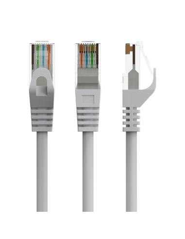 LATIGUILLO RED GEMBIRD RJ-45 CAT.6 - 1M UTP / GRIS / PP6U-1M
