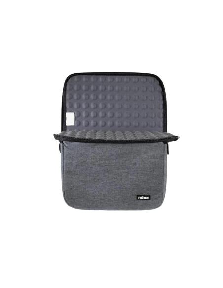 Nilox funda sleeve 15.6" gris