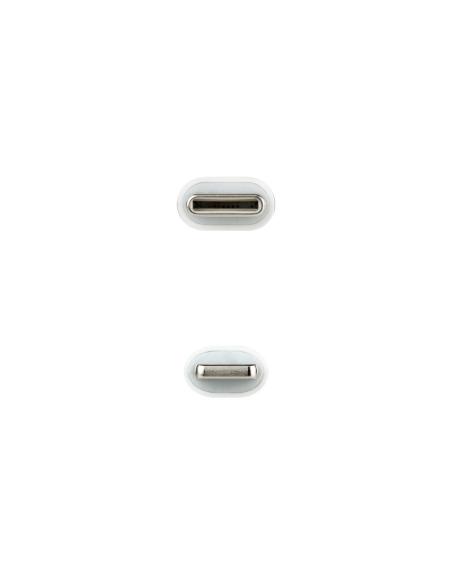 Nanocable cable lightning a usb-c 0,5 metros