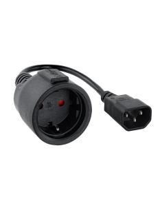 Nanocable cable adaptador c14-m a cee7-h, 50cm 2