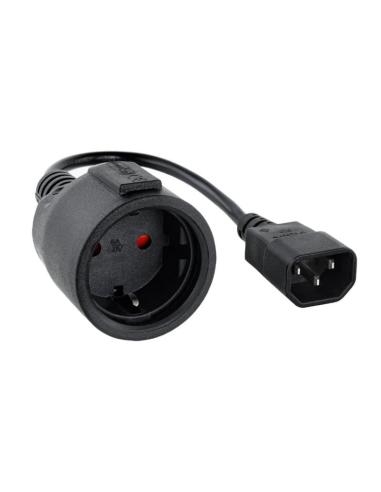 Nanocable cable adaptador c14-m a cee7-h, 50cm