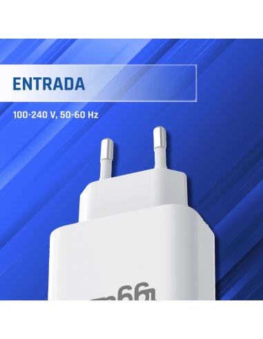Iggual cargador doble 2xusb carga rápida qc3.0 30w