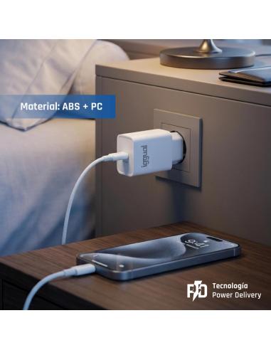 Iggual cargador rápido de pared usb pd tipo c 30w