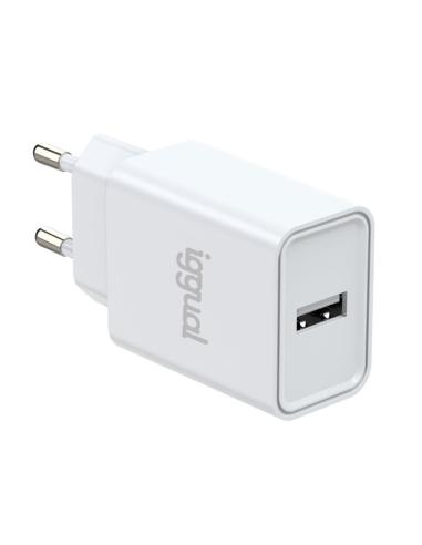 Iggual cargador de pared 1xusb-a 5v/2.4a (12w)