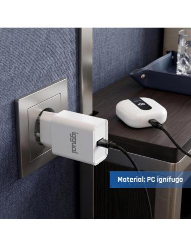 Iggual cargador de pared 1xusb-a 5v/2.4a (12w)