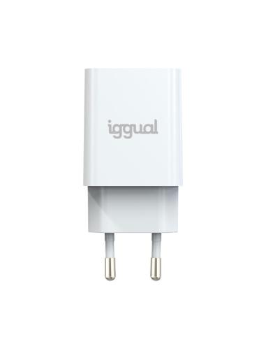 Iggual cargador de pared 1xusb-a 5v/2.4a (12w)
