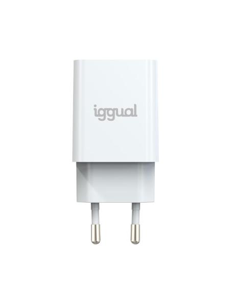 Iggual cargador de pared 1xusb-a 5v/2.4a (12w)
