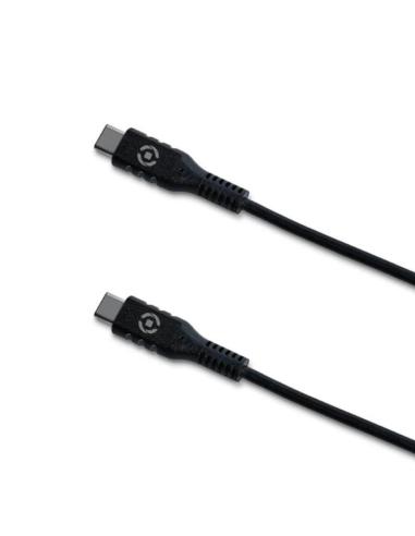 Celly cable usb-c - usb-c 60w 1m negro