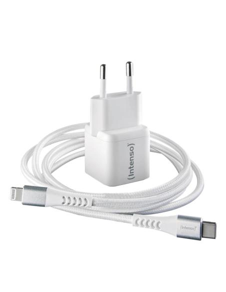 Intenso | cargador pared gan w30c usb-c|blanco