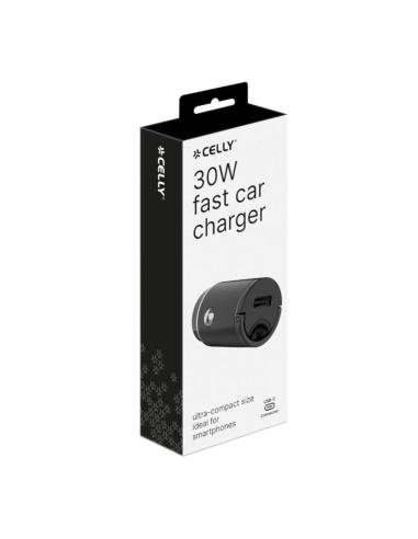 Celly cargador coche usb-c 30w negro