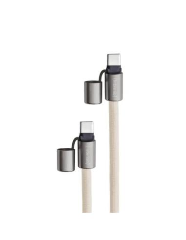 Intenso lanyard cable usb-c - c 1,65 m beige